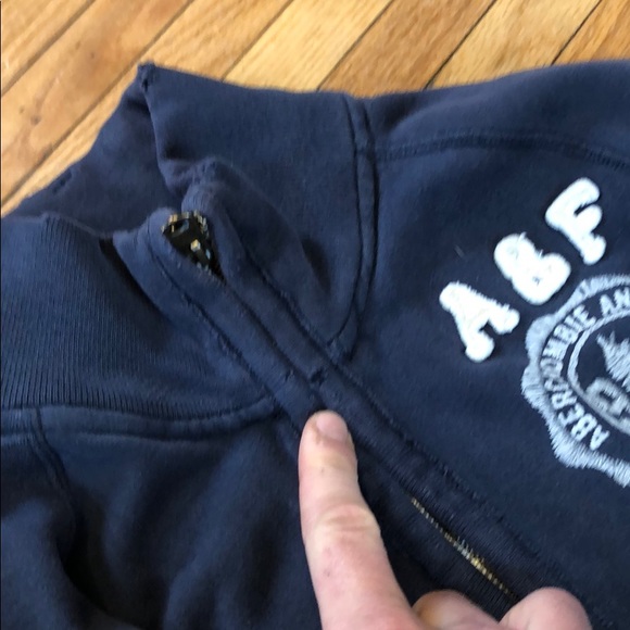Abercrombie & Fitch Zip Up Sweater Men’s Large - Picture 8 of 8